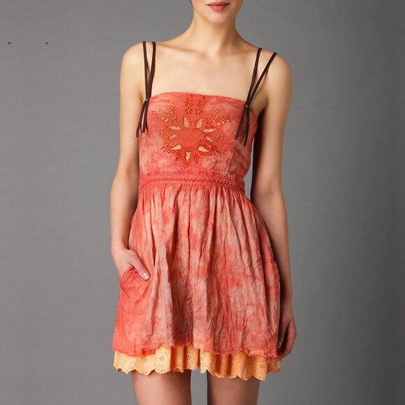 RARE Free People Pattra's Crisscross Dress ALT ASO Alex Russo - Picture 3 of 11